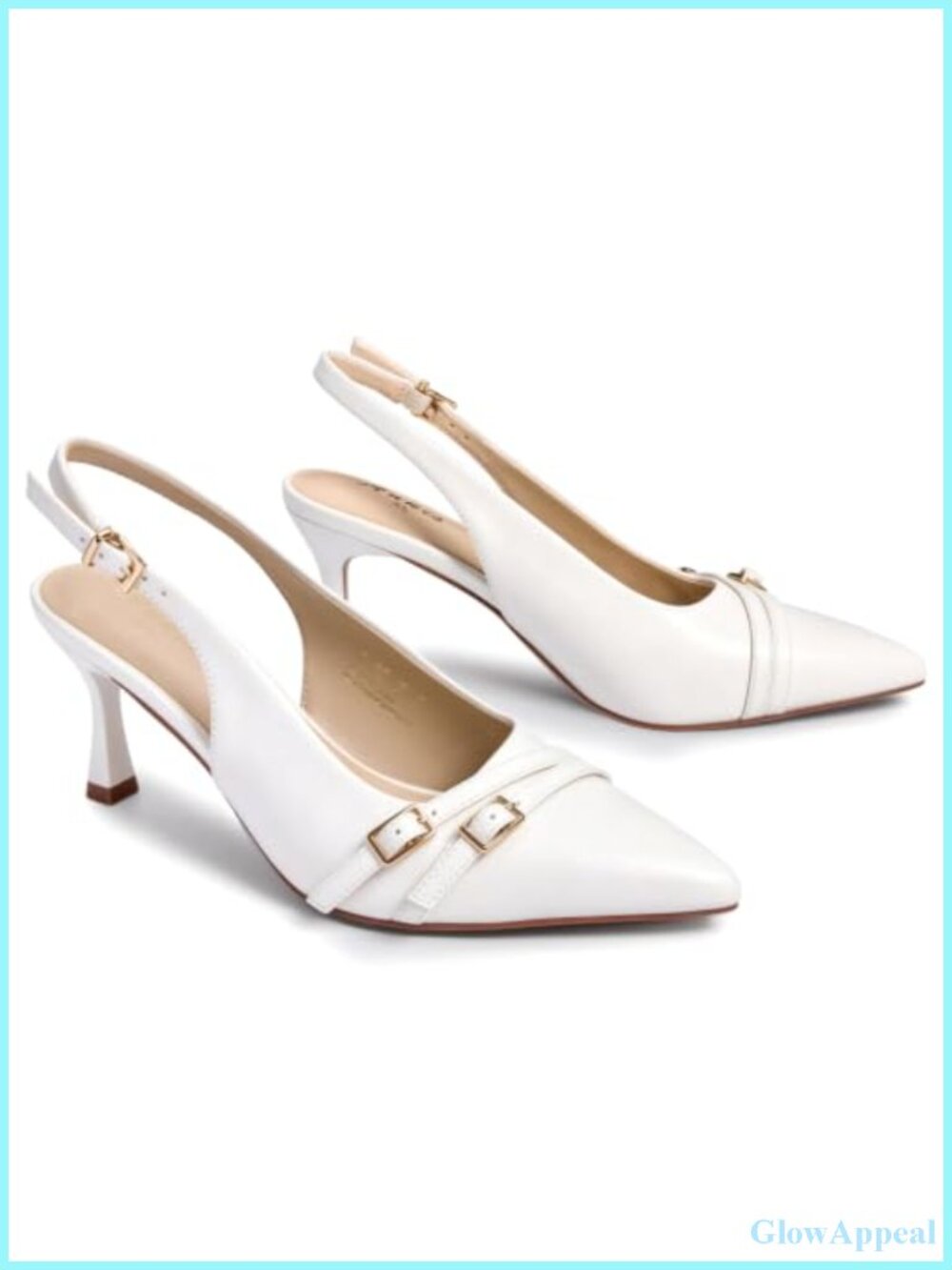 Patent Slingback Kitten Heels 2.75in Pointed Toe Dress Pumps